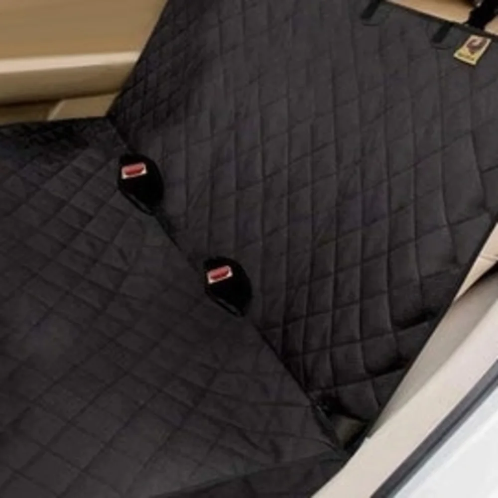 Black Pets Quilted Car Seat Cover